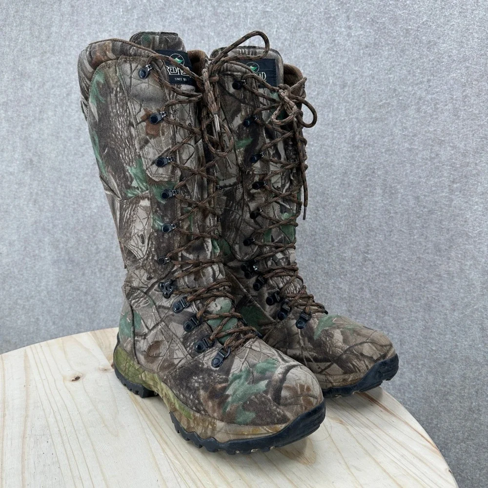 RedHead Rattlestrike Snake Boots Mens 9M Camo Waterproof Hunting Hiking 166311